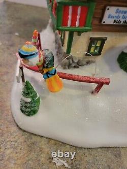 Vintage Dept 56 #805546 North Pole Series NOLLIE & OLLIE'S CUSTOM SNOWBOARDS