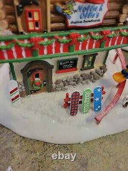 Vintage Dept 56 #805546 North Pole Series NOLLIE & OLLIE'S CUSTOM SNOWBOARDS