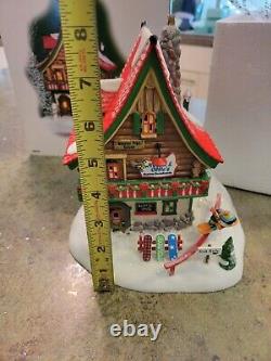 Vintage Dept 56 #805546 North Pole Series NOLLIE & OLLIE'S CUSTOM SNOWBOARDS