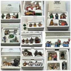 Vintage Dept 56 Heritage Village Accessories Huge Lot of 19