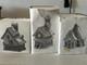 Vintage Dept 56 Lot Of 6 North Pole Village Houses Box & Light Cords Christmas