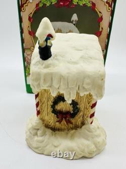 Vintage Enesco North Pole Village Simon at Outhouse 1988 Sandra Zimnicki 879673