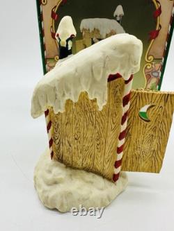 Vintage Enesco North Pole Village Simon at Outhouse 1988 Sandra Zimnicki 879673