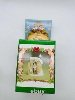 Vintage Enesco North Pole Village Simon at Outhouse 1988 Sandra Zimnicki 879673