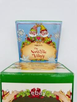 Vintage Enesco North Pole Village Simon at Outhouse 1988 Sandra Zimnicki 879673