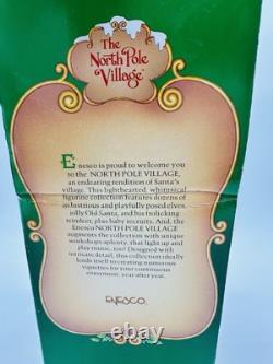 Vintage Enesco North Pole Village Simon at Outhouse 1988 Sandra Zimnicki 879673