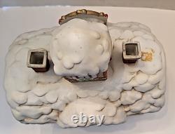 Vintage Enesco North Pole Village The Station Musical withNight Light Zimnicki