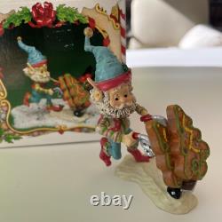 Vintage Enesco The North Pole Village Fronsie 1992 Elf #830895