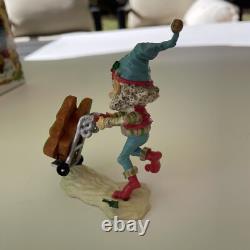 Vintage Enesco The North Pole Village Fronsie 1992 Elf #830895