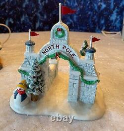 Vintage Retired Department 56 North Pole 18 Items