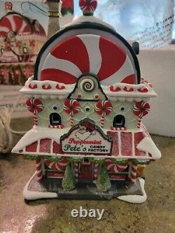 Vtg Dept 56 #4016904 North Pole Series PEPPERMINT PETE'S LTD Works See VIDEO