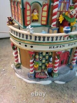 Vtg Dept 56 #56959 North Pole Series ELFIN TOY MUSEUM Ltd Ed 1876/10,000 VIDEO