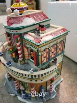 Vtg Dept 56 #56959 North Pole Series ELFIN TOY MUSEUM Ltd Ed 1876/10,000 VIDEO