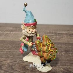 Vtg Enesco The North Pole Village Fronsie Elf Gingerbread Cookie 1992 #830895