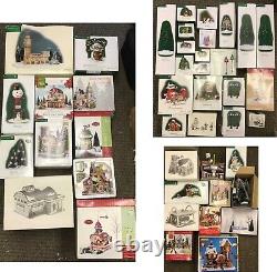 (lot Of 43) Dept. 56 & More Christmas Collections See Details Pre Owned